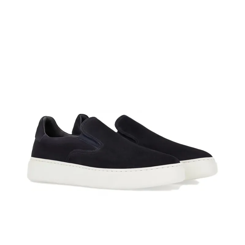 Canali Men's Casual Shoes Men Low-Top Blue-1