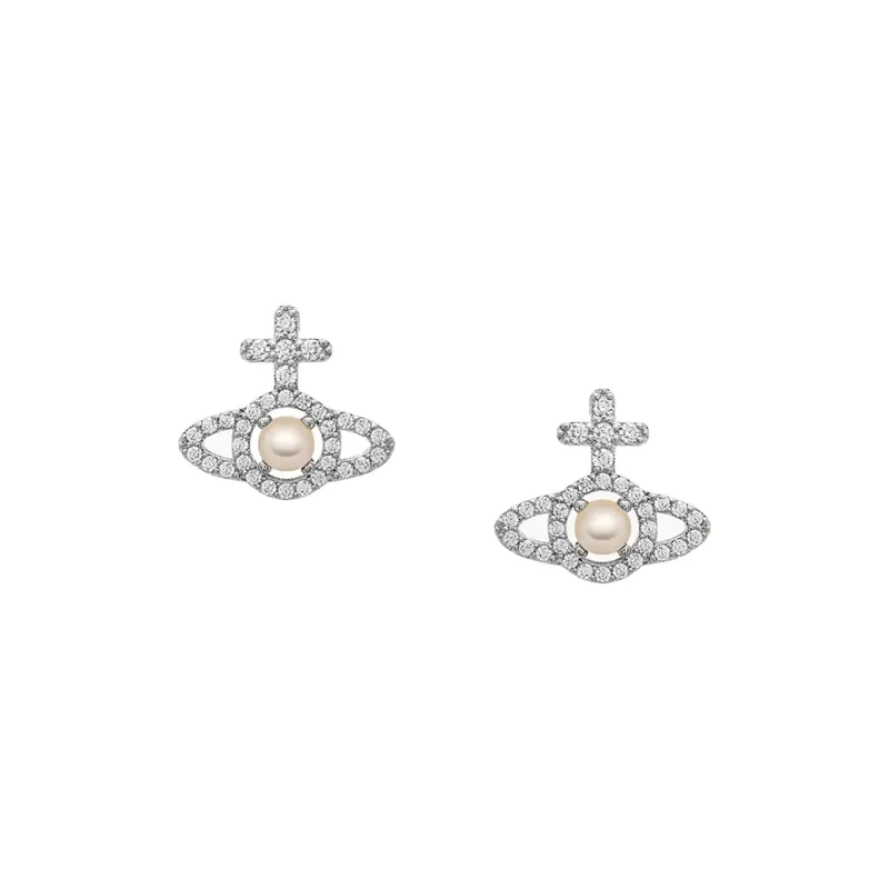 Vivienne Westwood Orb Embellished Earrings-0