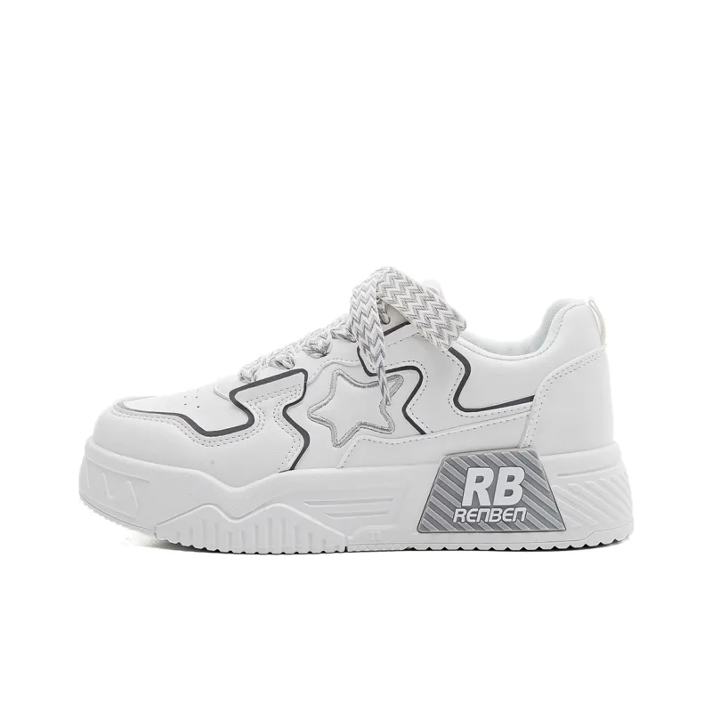 RENBEN Cushioned Wear-Resistant Slip-Resistant Low-Top Skateboard Shoes Unisex-5