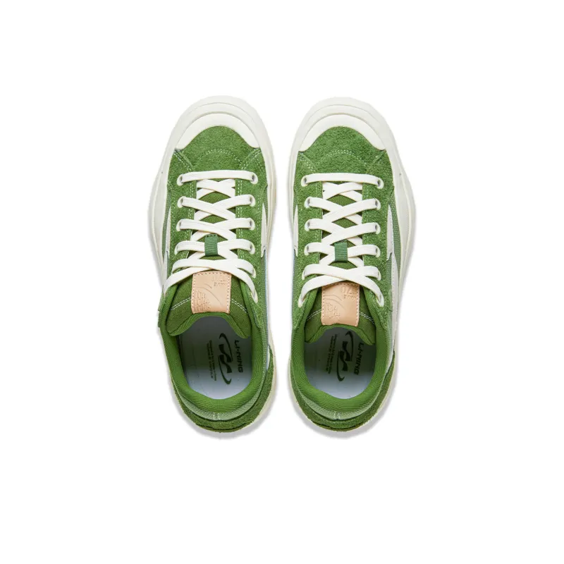 LiNing Wave S70 Low-Top Skateboard Shoes Men's Stone Moss Green-3