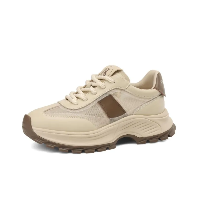 Rosa Bianca Anti-Slip Wear-Resistant Breathable Lightweight Height Increasing Low-Top Chunky Sneakers Women's-7