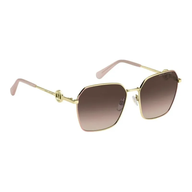MARC JACOBS Metal Square Sunglasses Women's Gold-2