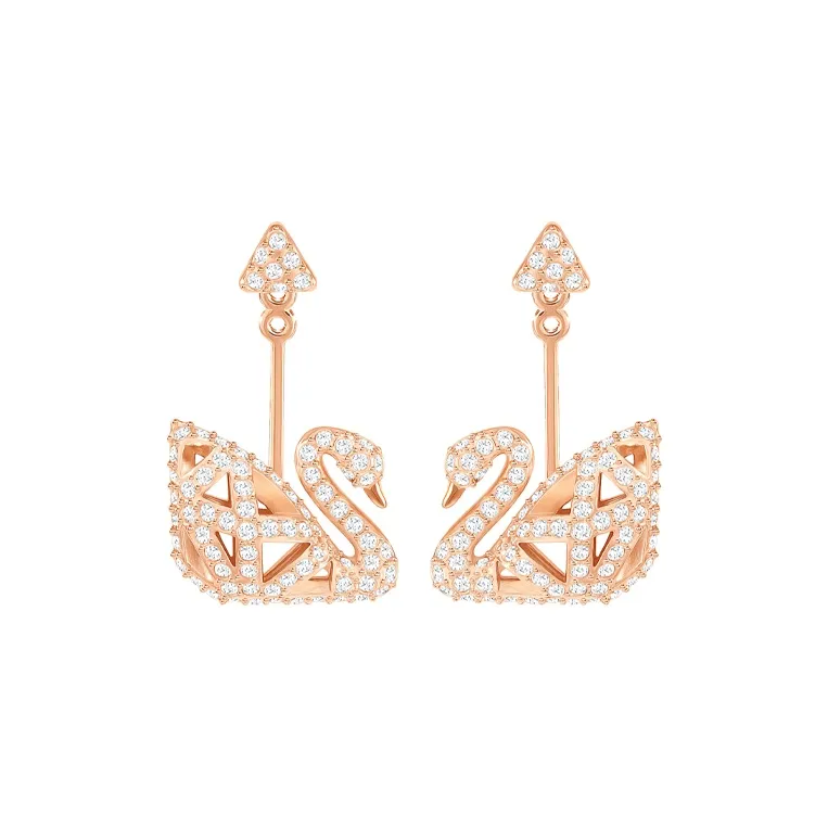 Swarovski FACET SWAN Earrings Women's-0