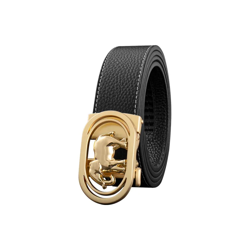 LUCKY LION Leather Belts Men-0
