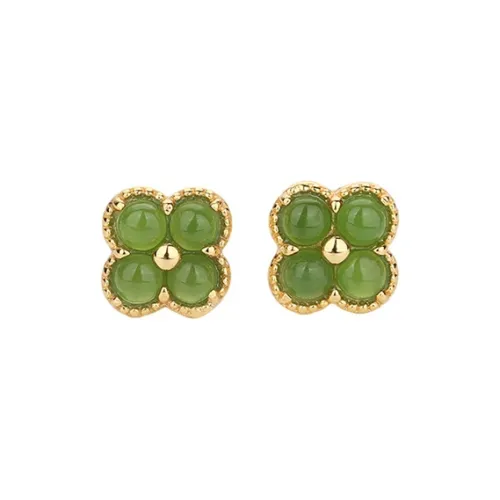 DAISY BEAUTY Hetian Jade Ear Stud Women's