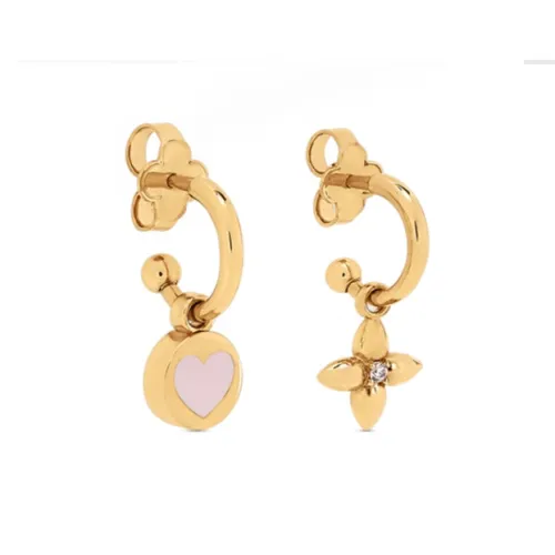 LOUIS VUITTON Earrings Women's Gold