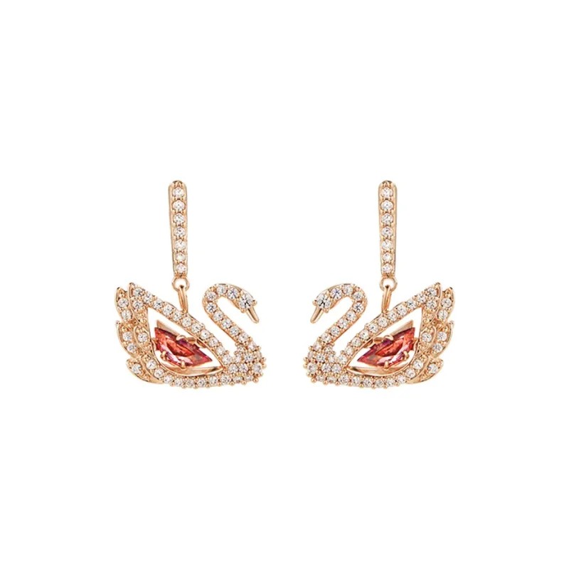 Swarovski Lifelong Bow Faux Crystal Earrings Women's-0