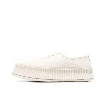 JIL SANDER Low Top Platform Shoes Women's White