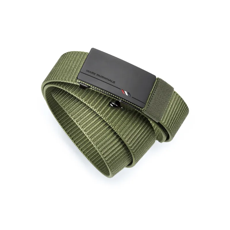 FAIRWHALE New Fashion Automatic Buckle Free Pants Belt Men's Width 3.5CM-3