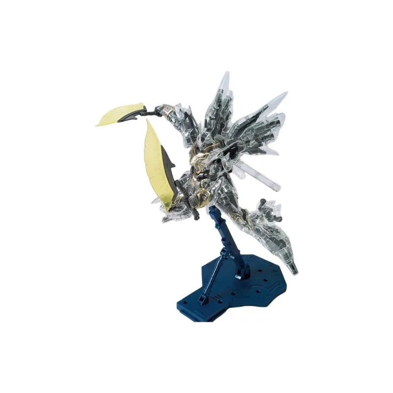 BANDAI MG Base Limited Mobile Suit Gundam Unicorn Sinanju Mechanical Transparent Model Kits 18cm-1