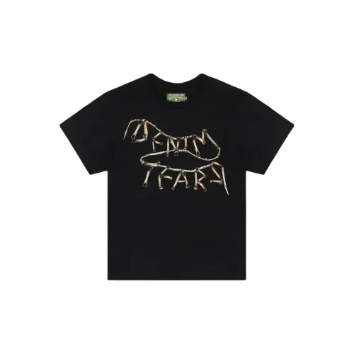 Denim Tears T-Shirts Unisex Black