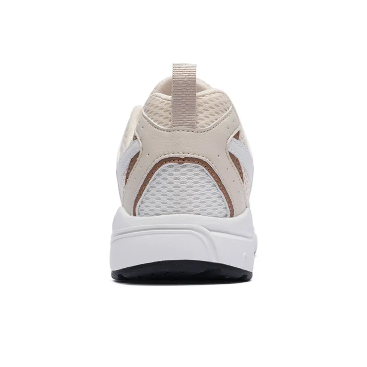 PONY Cushioned Wear Resistant Breathable Low Top Running Shoes Unisex Beige-3