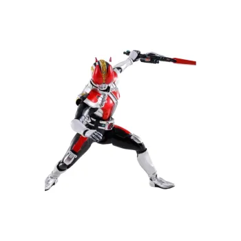 BANDAI Shf True Bone Carving Den O Kamen Rider Den O Holy Sword Form Peach Yūki Takaya Poseable Scale Figures