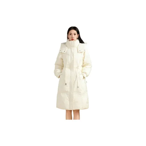 SMEN Down Jackets Women's Beige