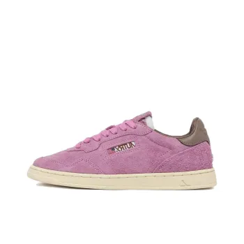 AUTRY New Flat Low Suede 'Fuchsia And Slate' Women's
