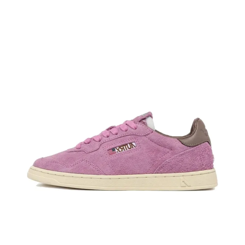 AUTRY New Flat Low Suede 'Fuchsia And Slate' Women's-0