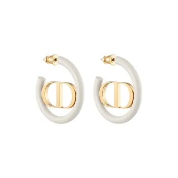 DIOR 30 Montaigne Earrings Women's Light Gray