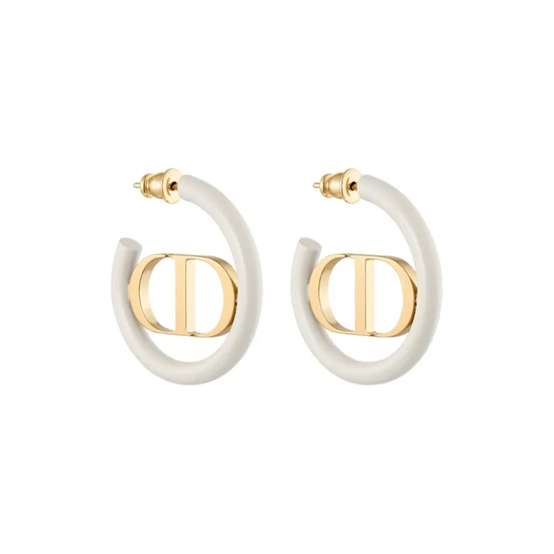 DIOR 30 Montaigne Earrings Women's Light Gray-0