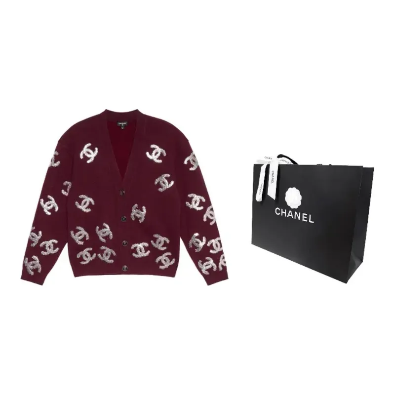CHANEL SS22 Knitwear Women's Red-4