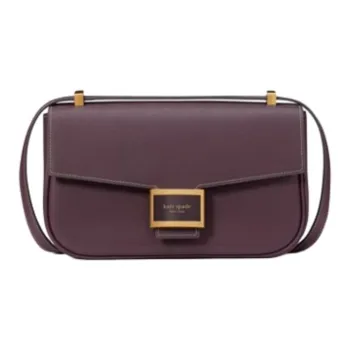 Kate Spade Katy Textured Leather Crossbody Bag Shoulder Bag Women's Deep Cherry