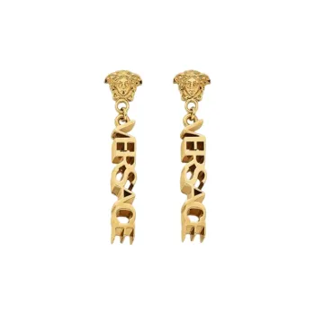 VERSACE Medusa Head Drop Earrings