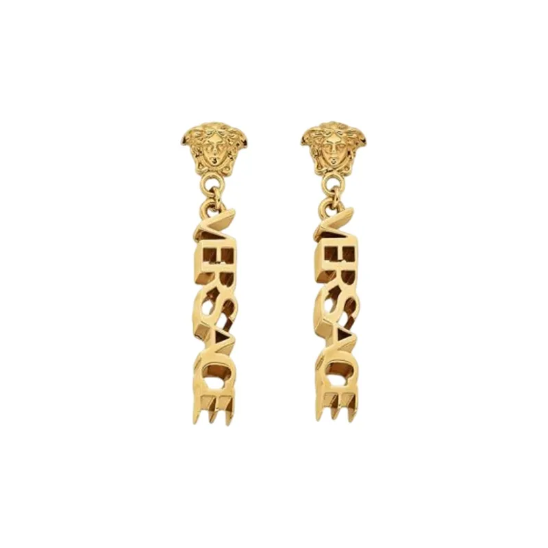 VERSACE Medusa Head Drop Earrings-0