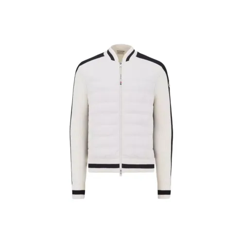 Moncler Padded Corduroy Series Down Jackets Men White