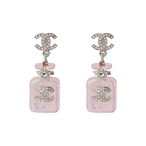 CHANEL Earrings Women's Pink