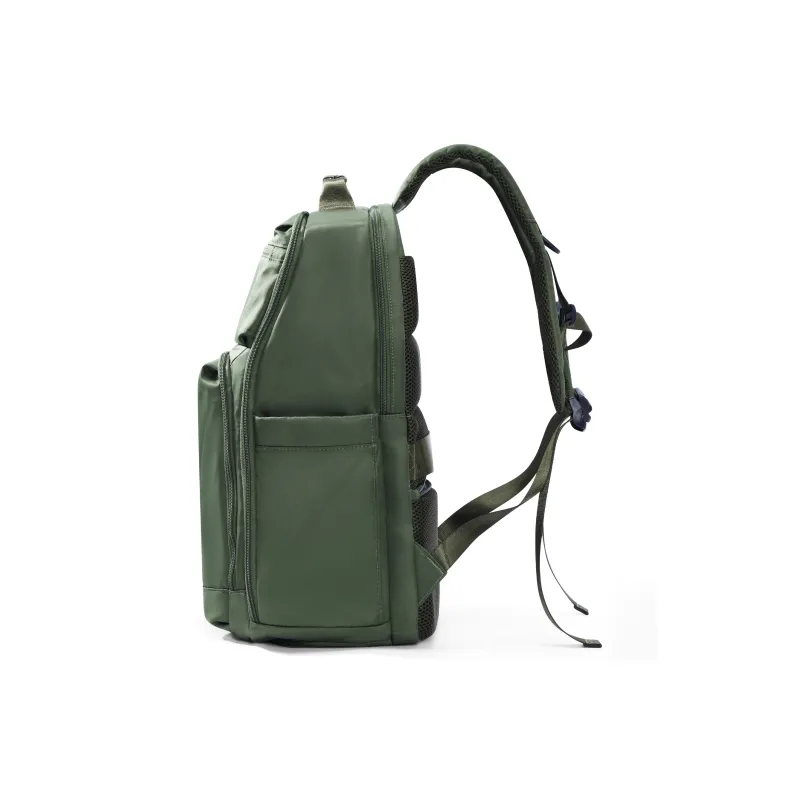 RIOREX Fabric Backpack Large Size Unisex Black/Khaki/Ecru/Army Green/Sea Blue-13