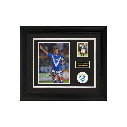 Three For Hand-Signed Photo With Mat And Frame