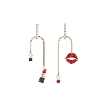 Swarovski MINE Earrings Women's Red