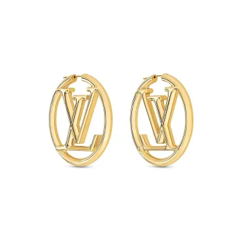 LOUIS VUITTON Louise Hoop Gm Earrings