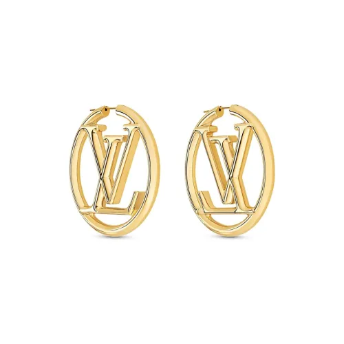 LOUIS VUITTON Louise Hoop Earrings 