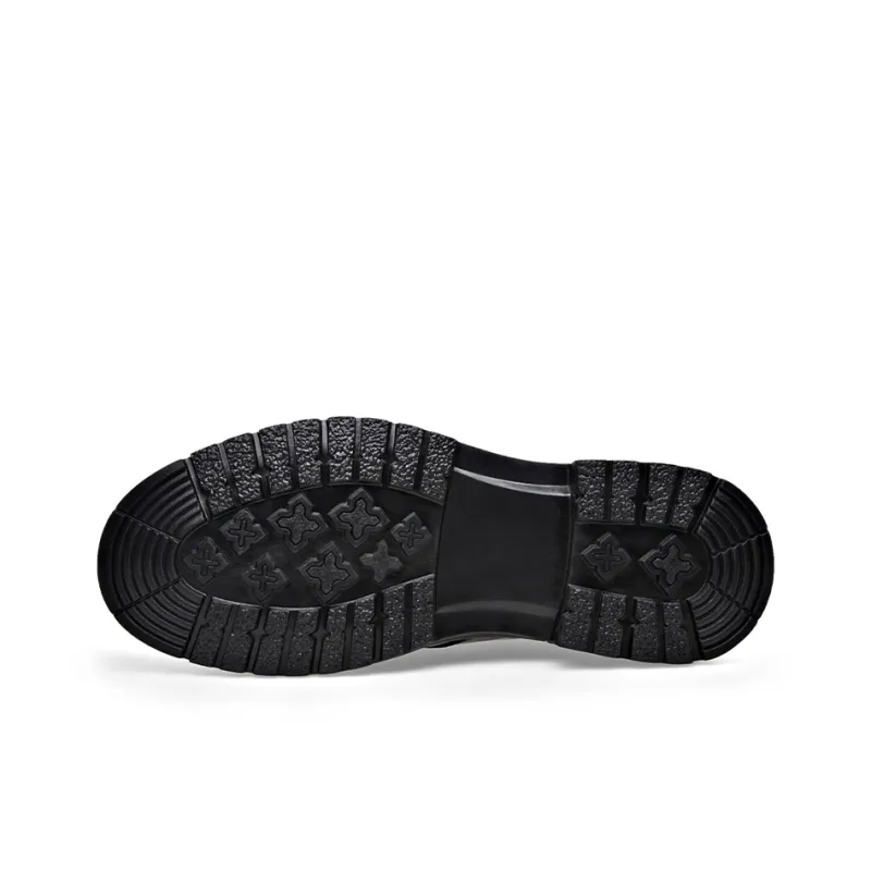 Sonno Dress Shoes Men Low Top Black/Brown-4