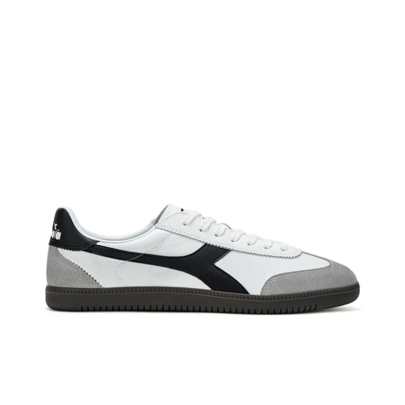 Diadora Anti Slip Wear Resistant Low Top Skateboard Shoes Unisex White-1