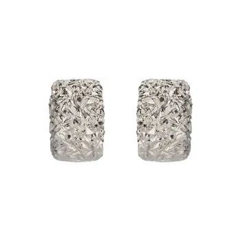 Balenciaga Earrings Women's Silver