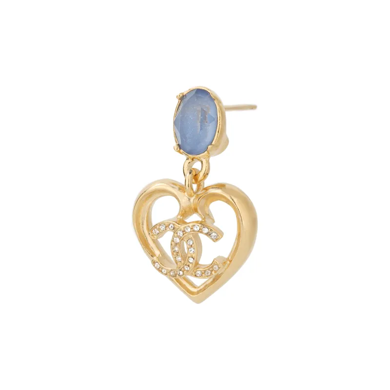 CHANEL Earrings Women's Gold-1