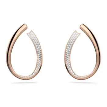 Swarovski Rose Gold Plated Earrings Women's Gold