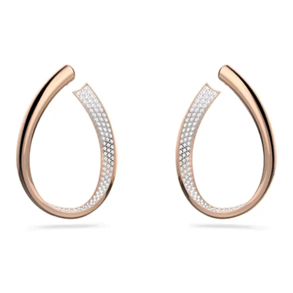 Swarovski Rose Gold Plated Earrings Women's Gold-0