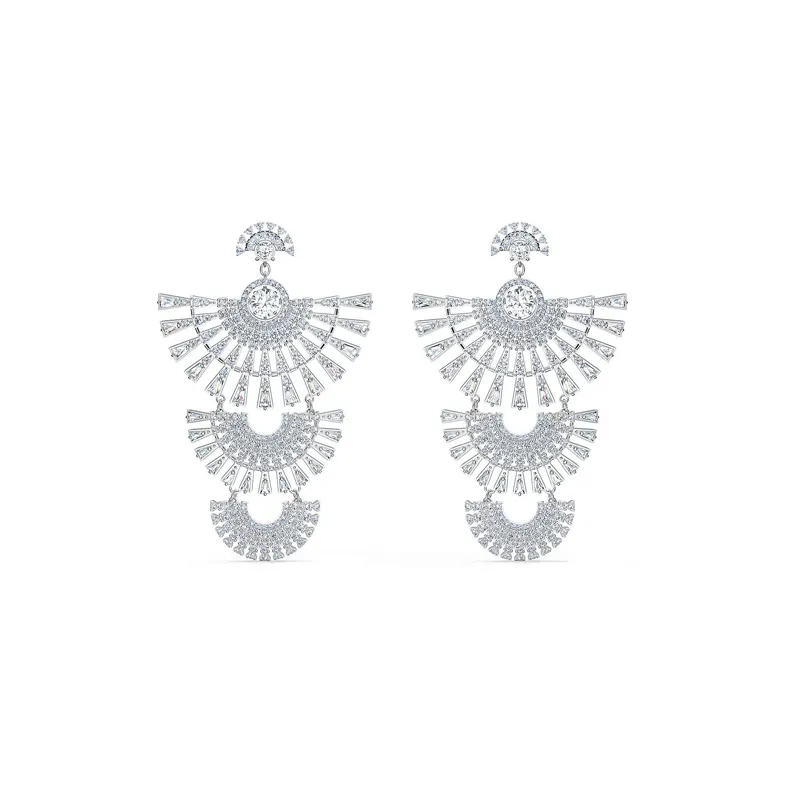Swarovski Sparkling Dance Earrings Women's White-0