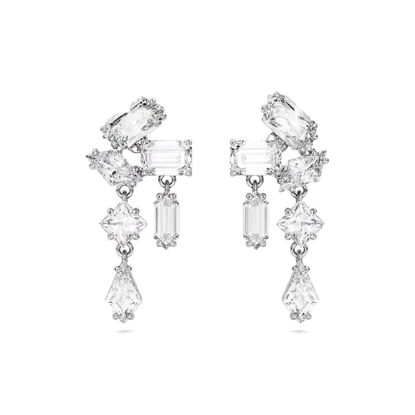 Swarovski Mesmera Crystal embellished Drop Earrings-0