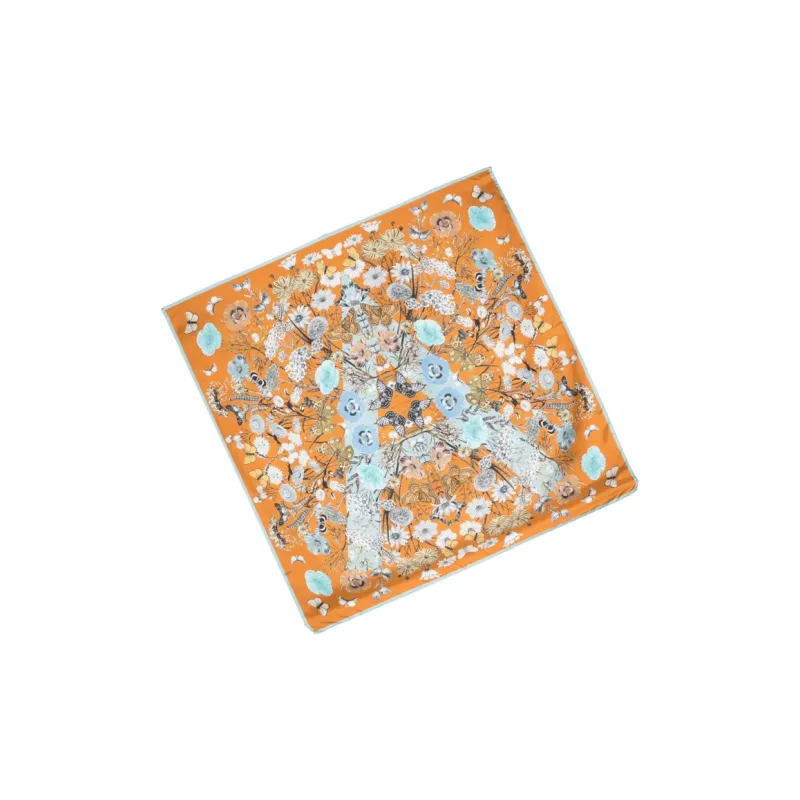 Aspinal Of London Silk Scarves Women's Orange-1