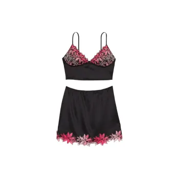 VICTORIA'S SECRET Pajama Set Women's Black