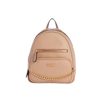 GUESS Artificial Leather Backpacks Backpack Women's Taupe