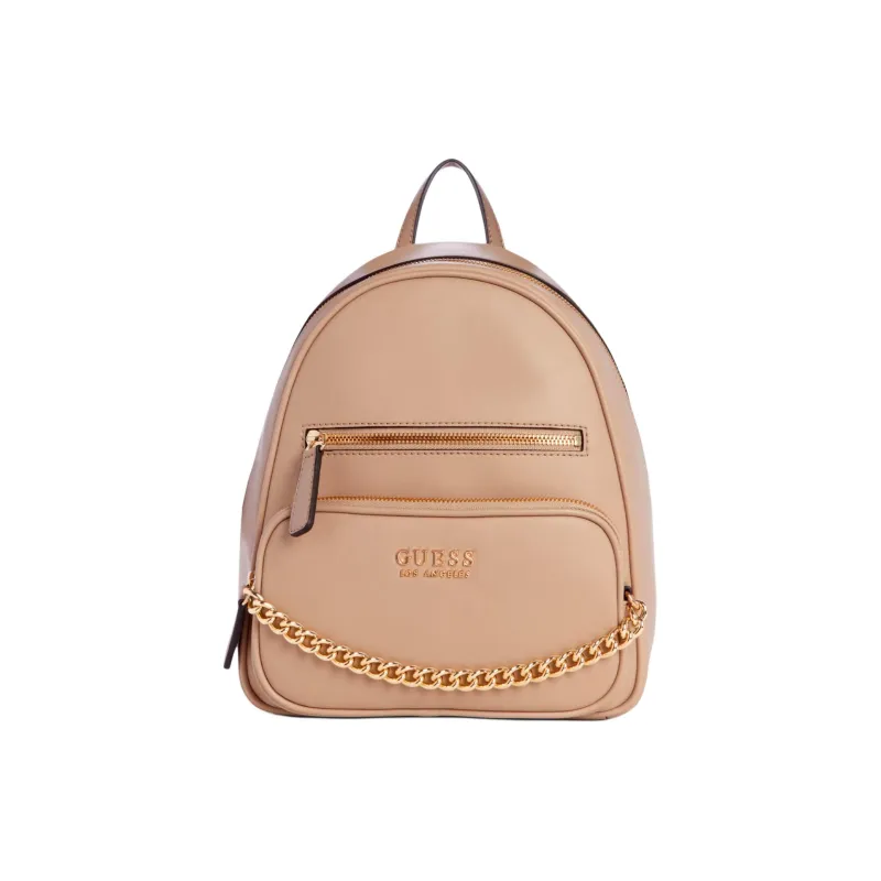 GUESS Artificial Leather Backpacks Backpack Women's Taupe-0