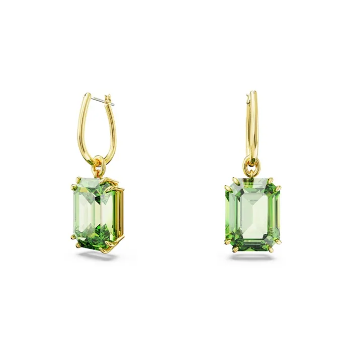 Swarovski Millenia Earrings Women's Green-0