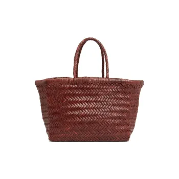 Dragon Diffusion Calfskin Handbag Trumpets Women's Burgundy