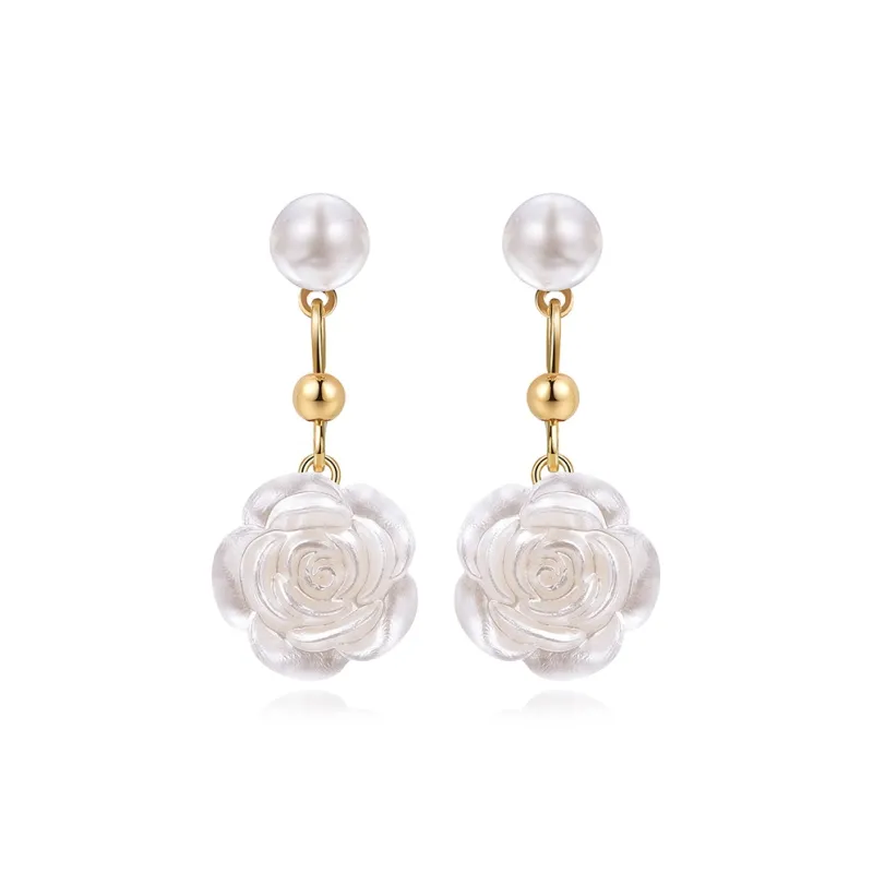 PIARA 925 Silver Needles Earrings Women's-0