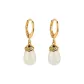 Waterdrop Drop Earrings[White]