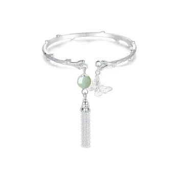 Emerald Dynasty Bangles Green Jade Women's